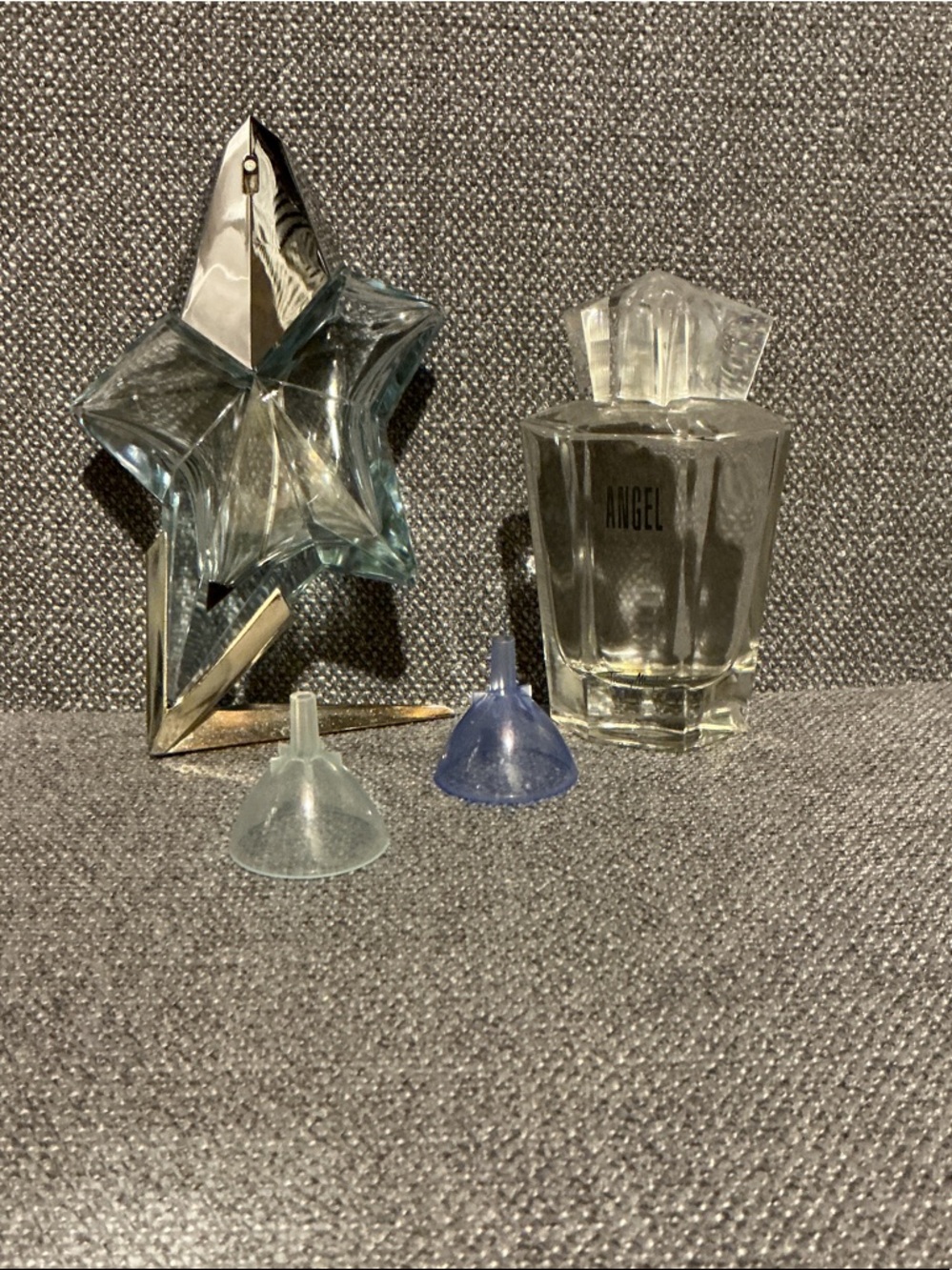 Thierry Mugler Angel Light Blue Star & Stand with Funnels